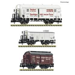 Fleischmann 6660148 N 3-tlg. Set: Gedeckte Güterwagen der DRB