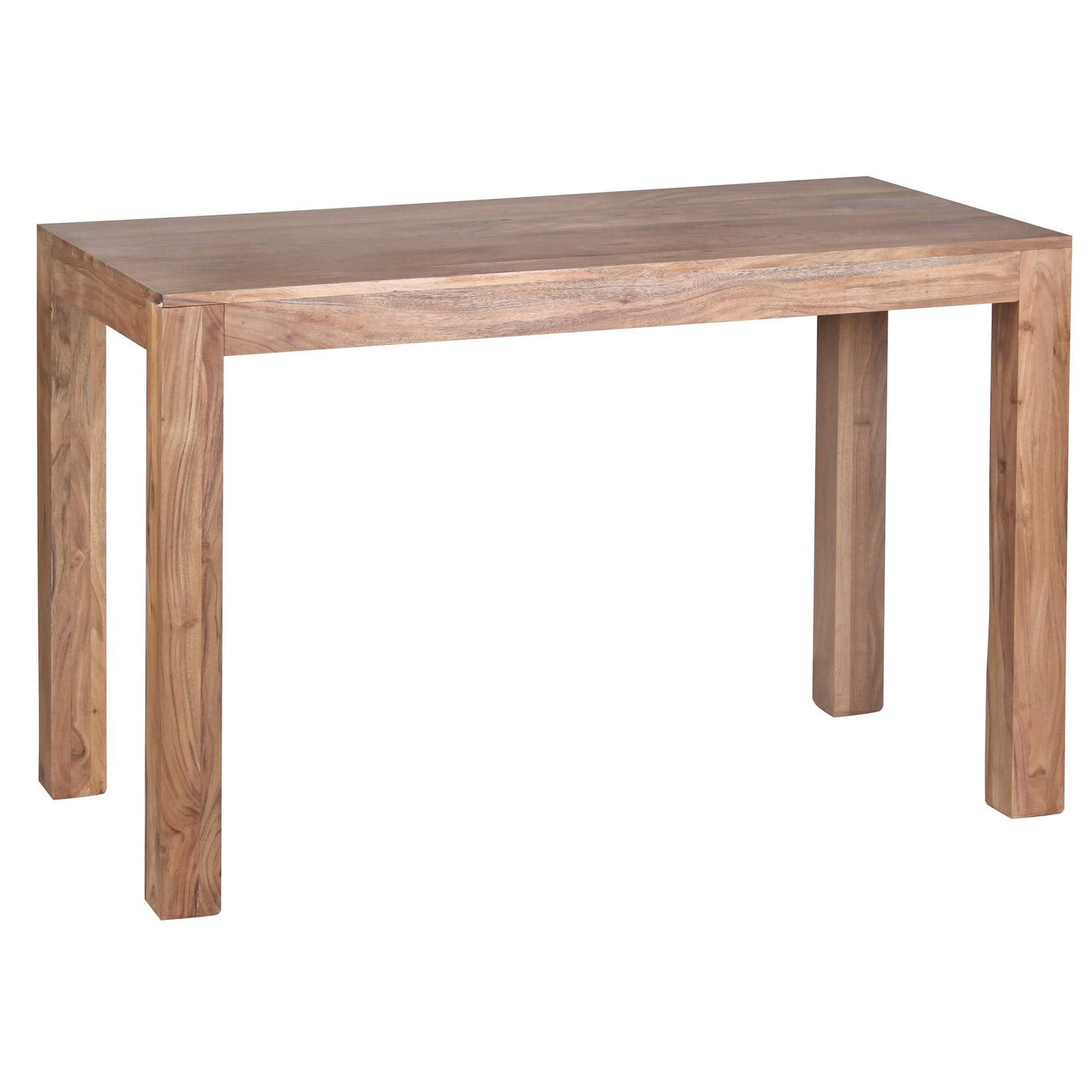 KADIMA DESIGN Esstisch NAKO Massiv: Rechteckig, 120x60 cm, Akazienholz, einfach zu pflegen, stabil.