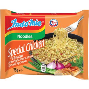 Indomie Fertiggericht Spezial Chicken Flavour, Nudelsuppe mit Hühnergeschmack, je 70g, 40 Stück