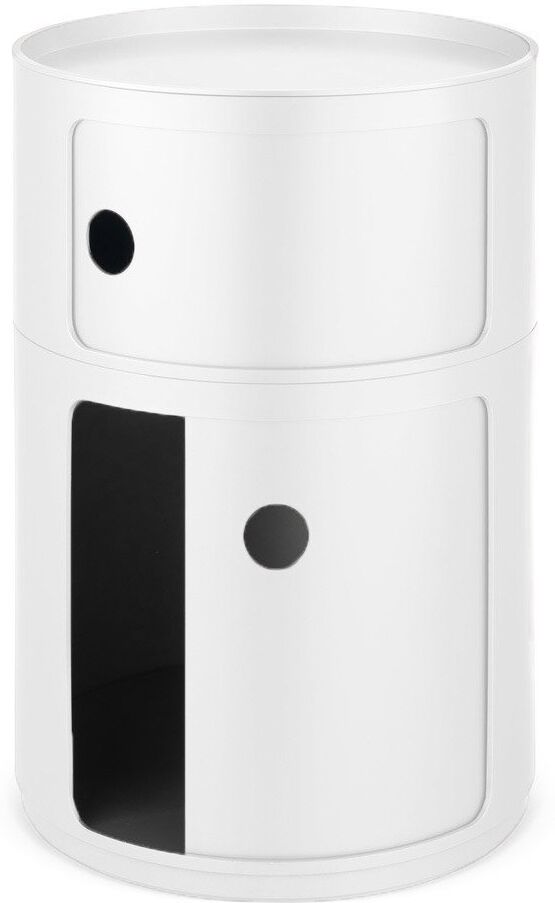Kartell Componibili Container Baukastensystem rund weiss (H 61,5cm) H 61,5cm