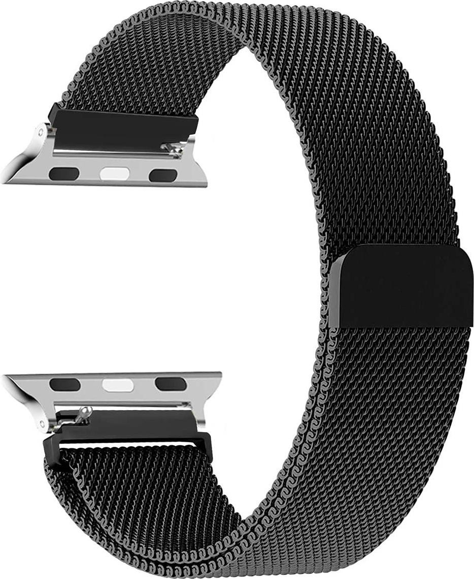 BigBen Connected Milanais-stijl polsband voor Galaxy Watch 4/4 Classic/5/5 Pro/6/6 Classic, donkergrijs