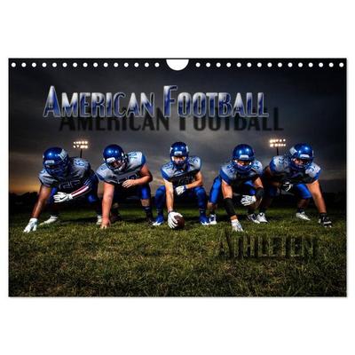 American Football - Athleten (Wandkalender 2027 DIN A4 quer), CALVENDO Monatskalender