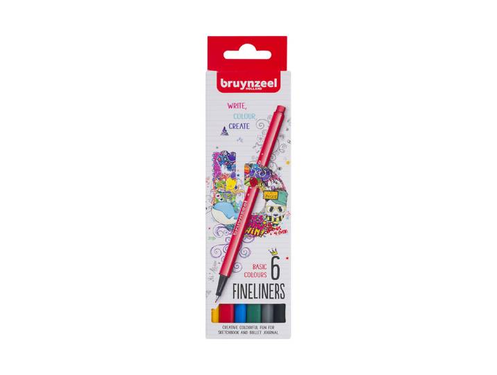 Bruynzeel Fineliner Basis 6