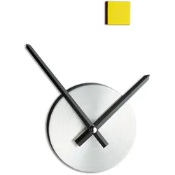 Relaxdays Wanduhr DIY, Uhr Wandtattoo zum Aufkleben, Zifferblatt Regenbogen, Größe variabel, Kinder- & Wohnzimmer, bunt