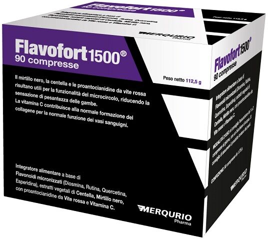 MERQURIO PHARMA Srl Flavofort 1500, 3 x 30 compresse