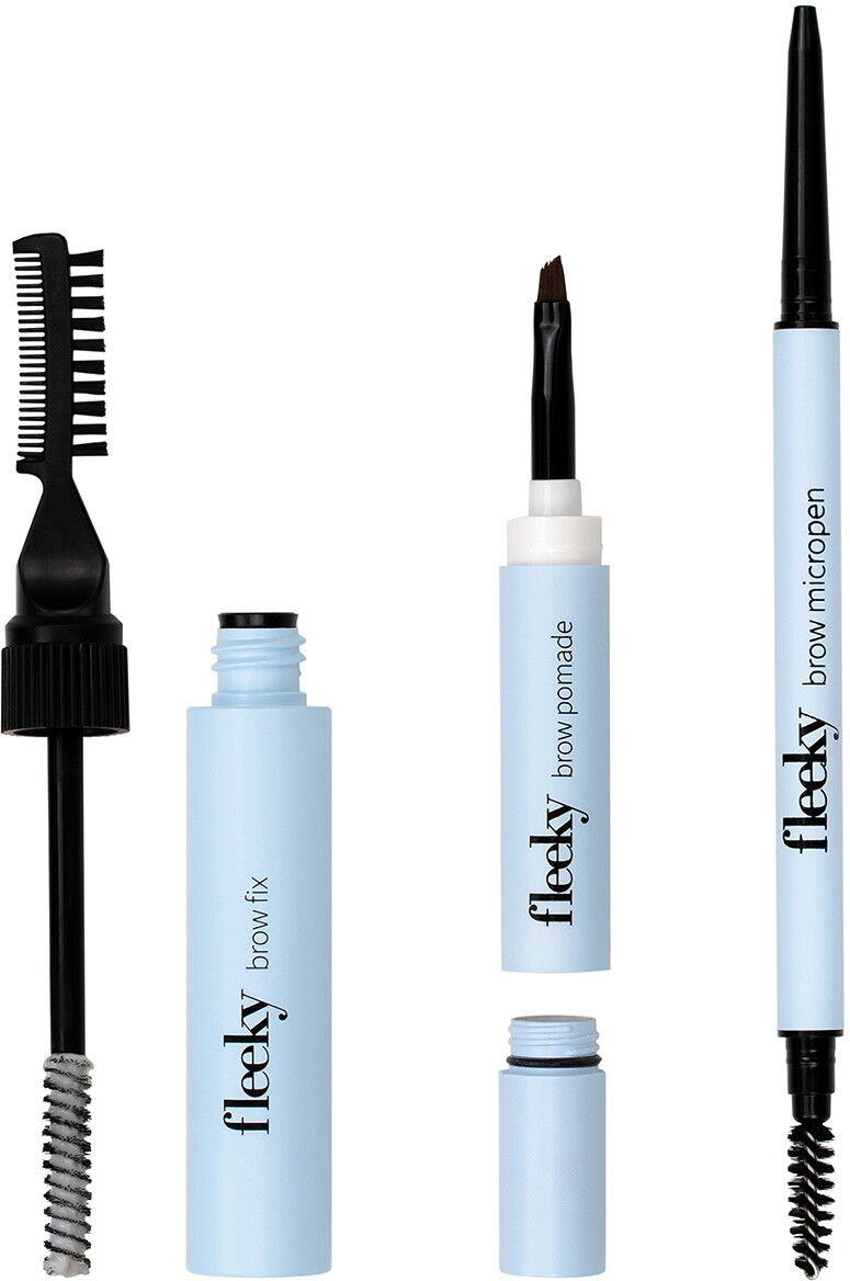 fleeky Brow Set (Fix + Pomade + Micropen)