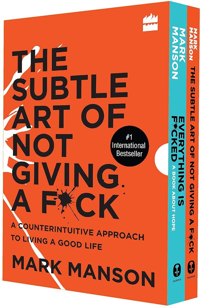 Harper Mark Manson 2 Books Collection Set - The Subtle Art of Not Giving a F*ck & Everything Is F*cked - Paperback - Non-Fiction Adult Box Set