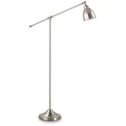 Ideal Lux Stehleuchte NEWTON PT1, E27, Nickel IDEA-015286