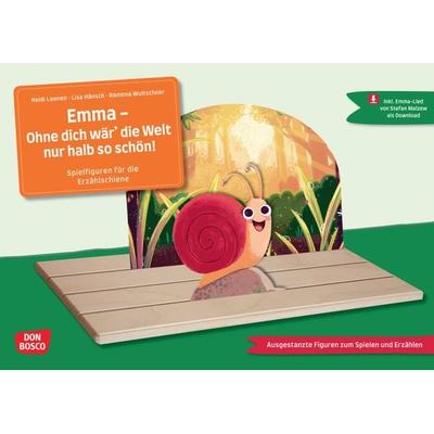 Emma – Ohne dich wär‘ die Welt nur halb so schön!. Erzählschienen-Figurenset, Set von Heidi Leenen, Don Bosco