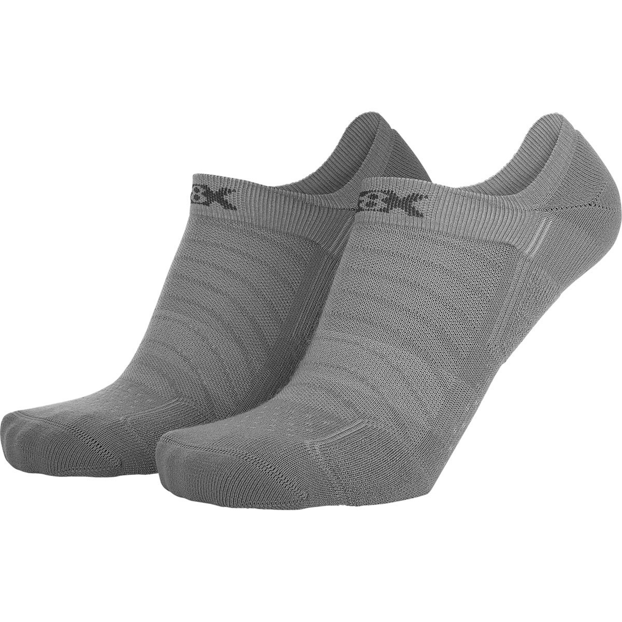 Eightsox Sneaker Merino 2er Pack Freizeitsocken grau Größe 45 Lifestyle Widerstandsfähig Merinowolle