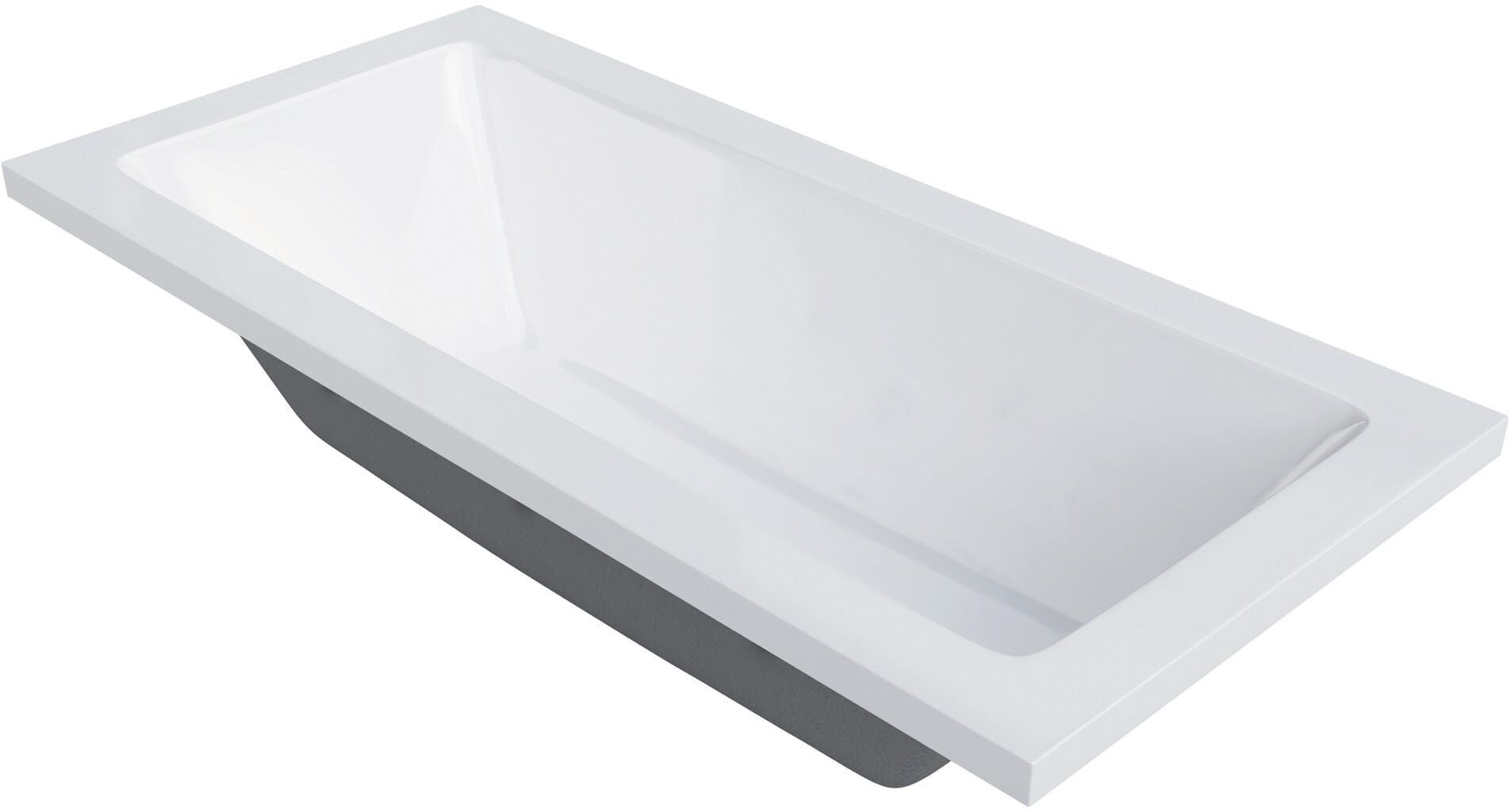 Tecnomat VASCA INCASSO RETTANGOLARE ESSENZA 170x80 (LxP) IN ACRILICO BIANCO CAPACITA 185 l