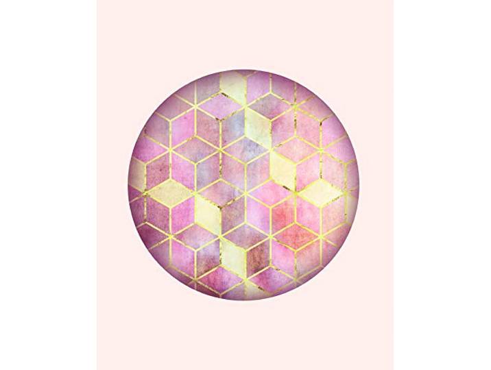 Komar Wandbild Mosaik Circle Rosso Poster, Bild, Wohnzimmer, Schlafzimmer, Dekoration, Kunstdruck ohne Rahmen P093A-40x50 Größe: 40 x 50 cm (Breite x Höhe)