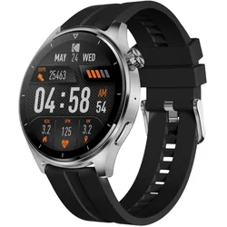 Kodak Smart Watch SW-7202 Silver case with Black band (ohne SIM), Smartwatch