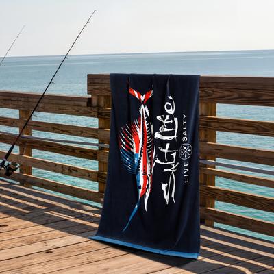 Salt Life American Bones Beach Towel - 64x38