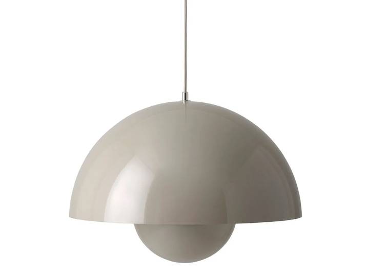&Tradition Flowerpot VP2 Big Pendelleuchte Grau-beige