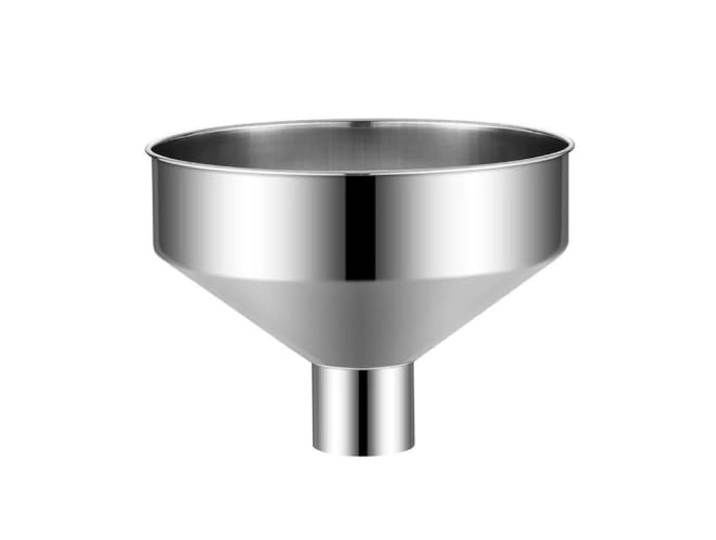 LOGSEE Großer Edelstahl Trichter 40cm Edelstahl Food Grade Küche Transfer Trichter Flüssigkeit Gewürz trockene Zutaten Pulver