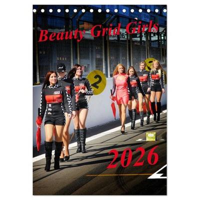 Beauty Grid Girls (Tischkalender 2026 DIN A5 hoch), CALVENDO Monatskalender
