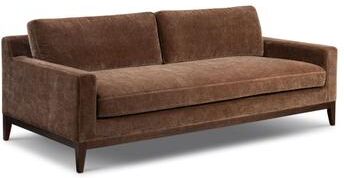 Poly and Bark "Poly & Bark Zyon 90"" Chenille Crossweave Performance Fabric Sofa"