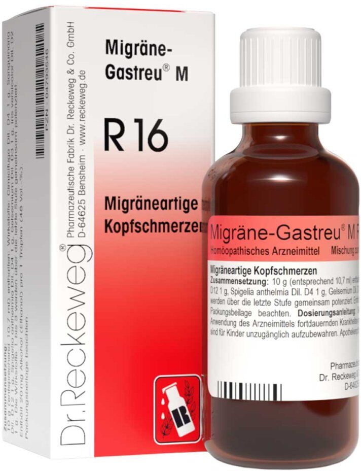 Migräne Gastreu M R 16 Tropfen 50ml