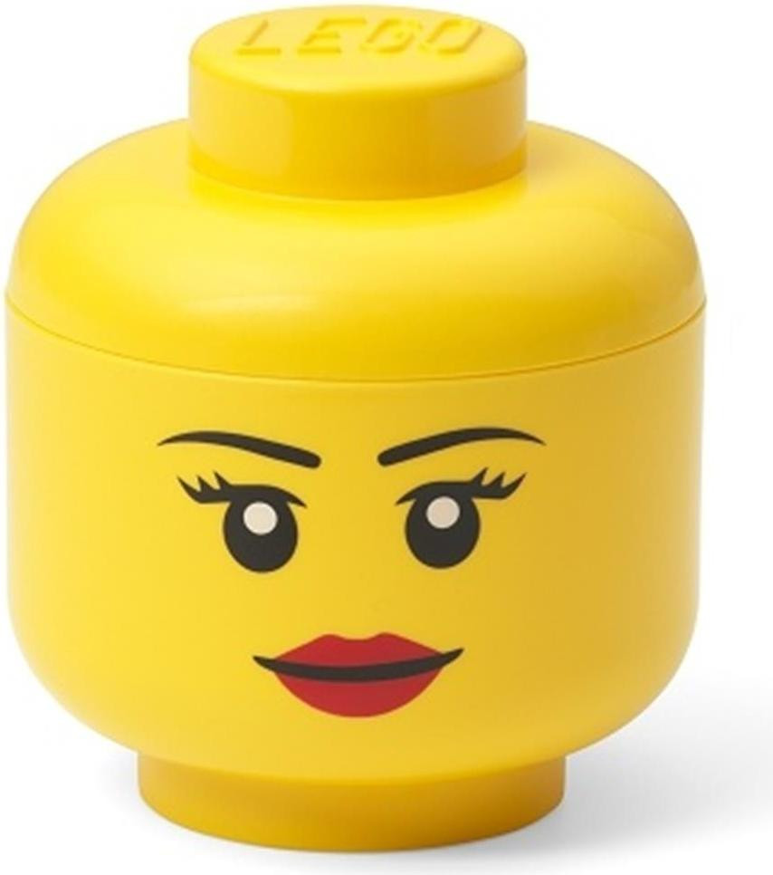 LEGO Mini-opbergkop STORAGE HEAD GIRL, 360 ml, geel
