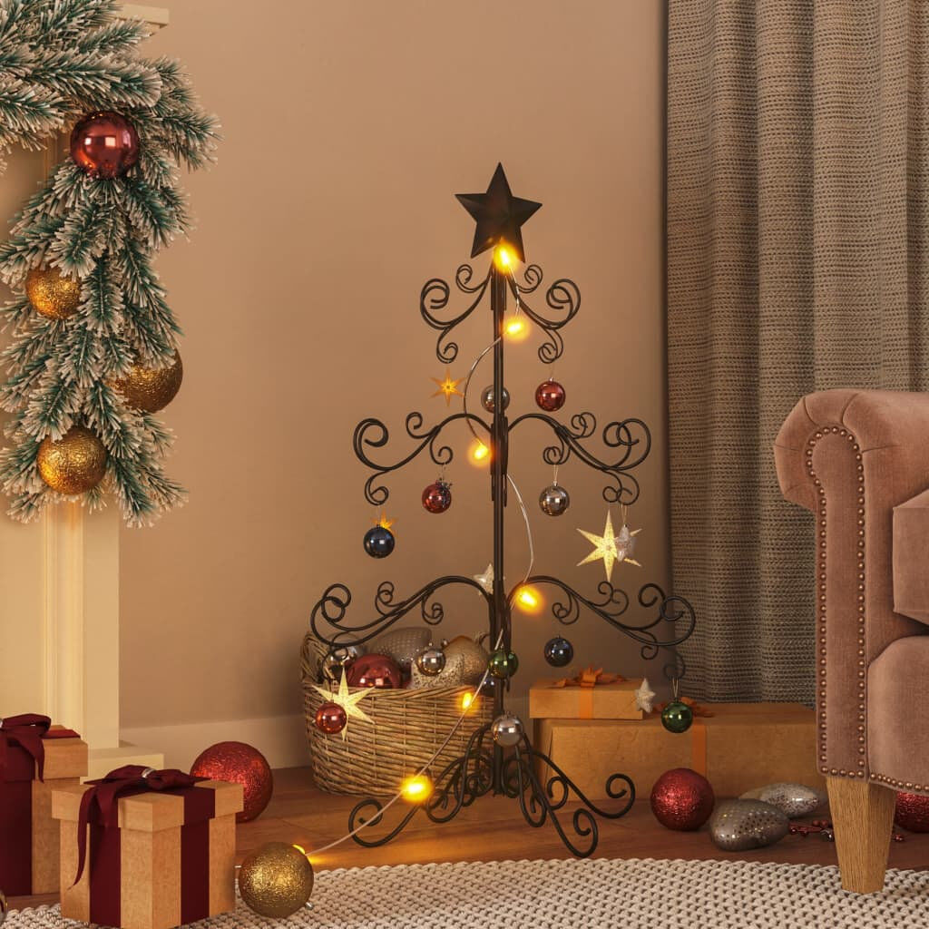The Seasonal Aisle Christmas Black 90 H cm x 58 W cm x 58 D cm