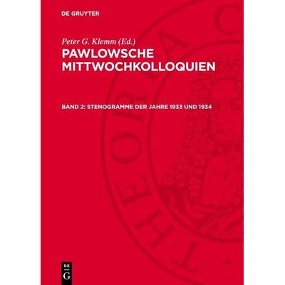 Stenogramme der Jahre 1933 und 1934, Gebundene Ausgabe von , De Gruyter, 978-3-11-272004-2