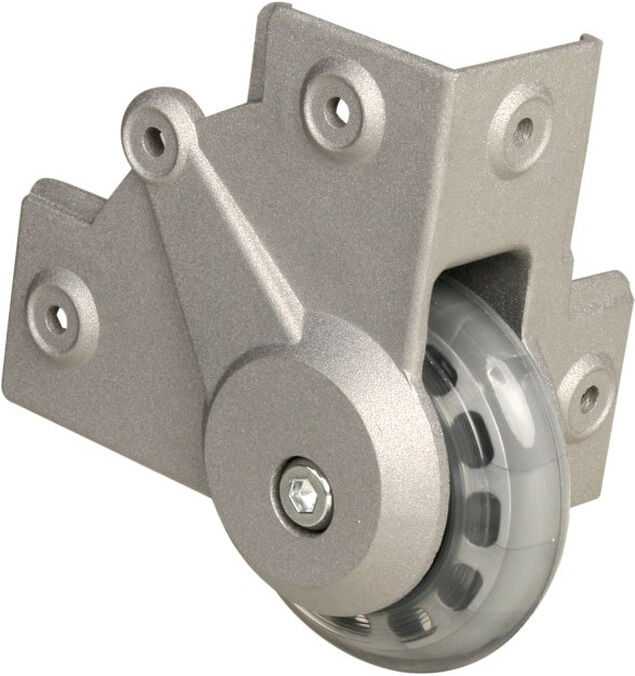 Adam Hall Hardware 37451 S Einbau Eckrolle Mit Weichem Rad 75 Mm