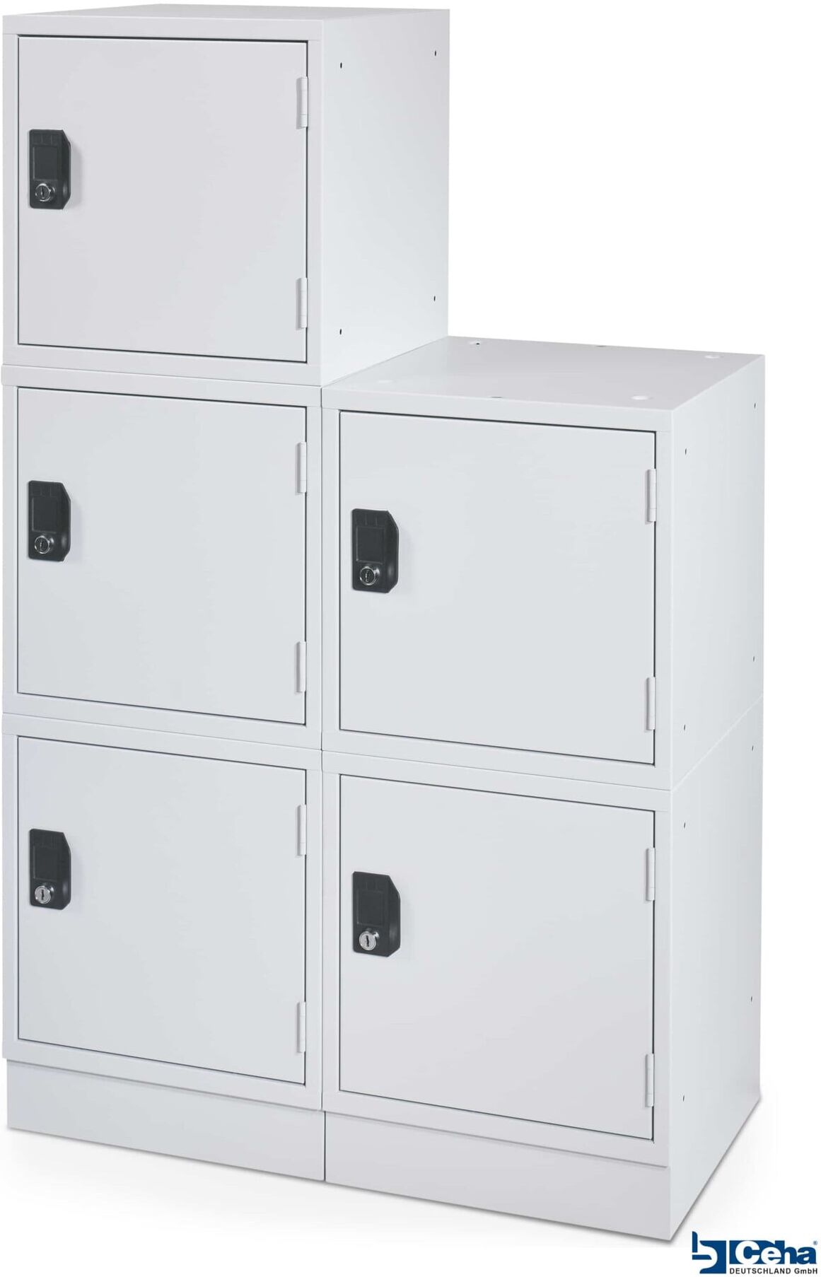 STIER Schließfachwürfel 450 x 450 x 450 mm lichtgrau stapelbar (907633)