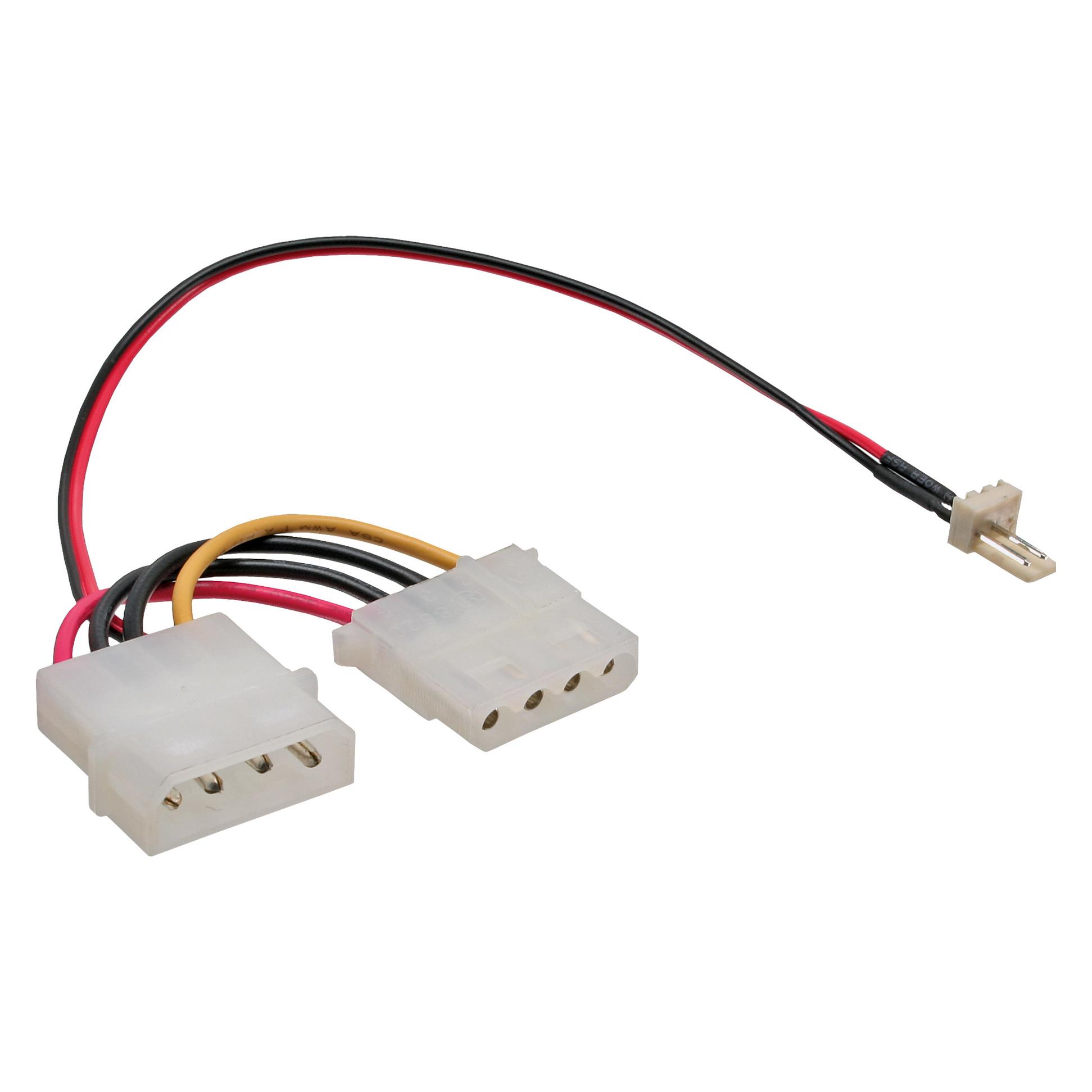 InLine Lüfter Adapterkabel (30 cm, 4 pin PWM) (33344A)