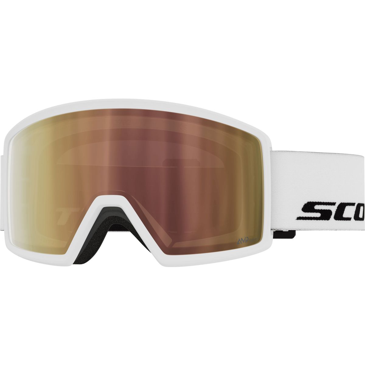Scott Goggle Neo LS white / amp ls cinnamon chrome s1-3 (0002) - 4253320002375