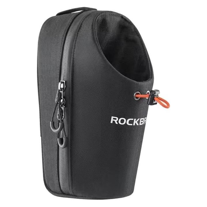 Rockbros P002 Lenkertasche, kompatibel mit Rollern und Falträdern, 1,5 l - Schwarz (1.50 l, Lenkertasche) (5907769386459)