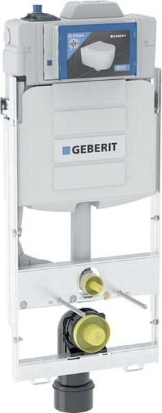 Geberit Gis WC compact élément 461181001 BH 125cm, raccord d'eau 2000 , avec réservoir encastré Sigma 12 cm