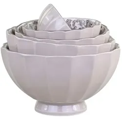 Chic Antique Arés Schüssel 5er-Set, H9/D15,5 cm, mokka