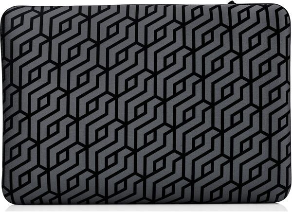 HP Reversible Protective Geo Laptop Sleeve 15.6" - Black