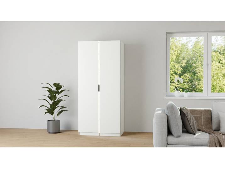 Schmaler Schrank in Multiplex-Optik Premium Dekore Weiß Multiplex Kante