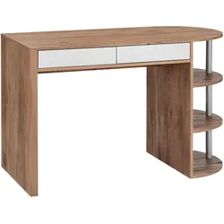 Schreibtisch Lovino Eichefarben MDF ca. 121x60 cm