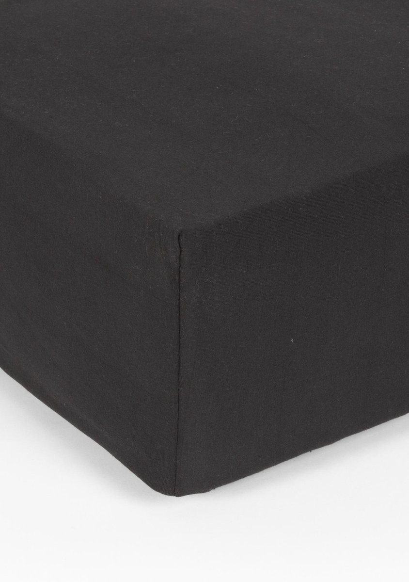 Ambianzz Bedding Enkel Jersey Hoeslaken Black