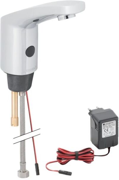 Geberit Typ 185 Waschtischarmatur 116135211 verchromt, Infrarot, ohne Mischer, Netzbetrieb