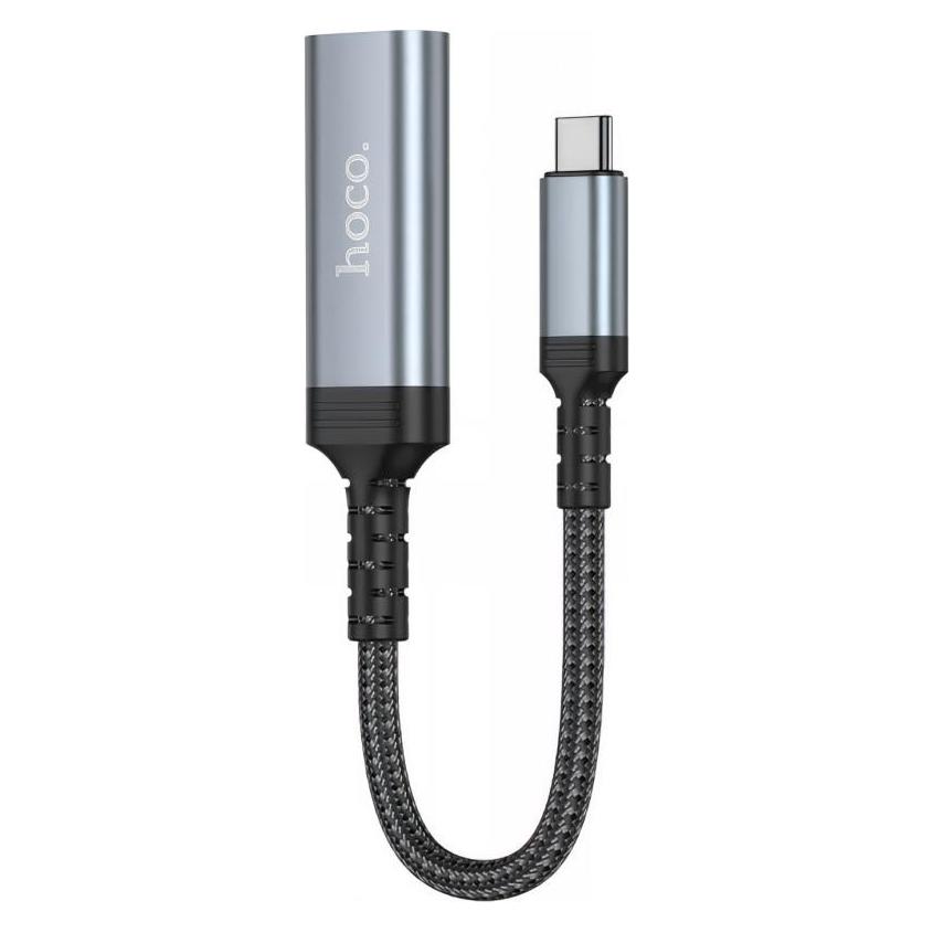 Hoco Cable Cable USB C to HDTV conversion cable 4K 30Hz 0,2 m UA43A metal gray (0.20 m) (66206118)
