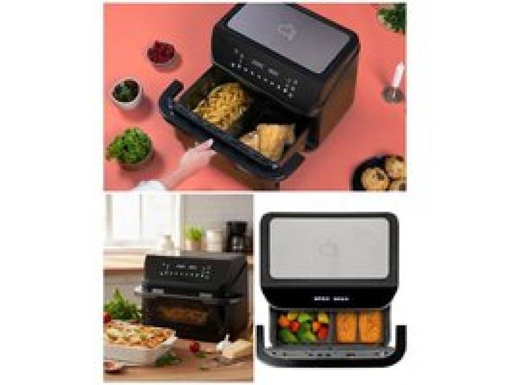 Friteuse sans huile double - LIVOO - Double 10L - 2400 W - Écran tactile - 200°C