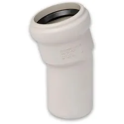 Schallgedämmtes Abwasserrohr Bogen, 15° Winkel (Ausführung: DN 58)
