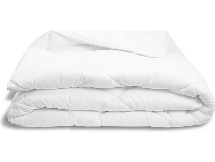 Bettdecke / Steppdecke, 135x220 cm, 1200 g, weiß, weich