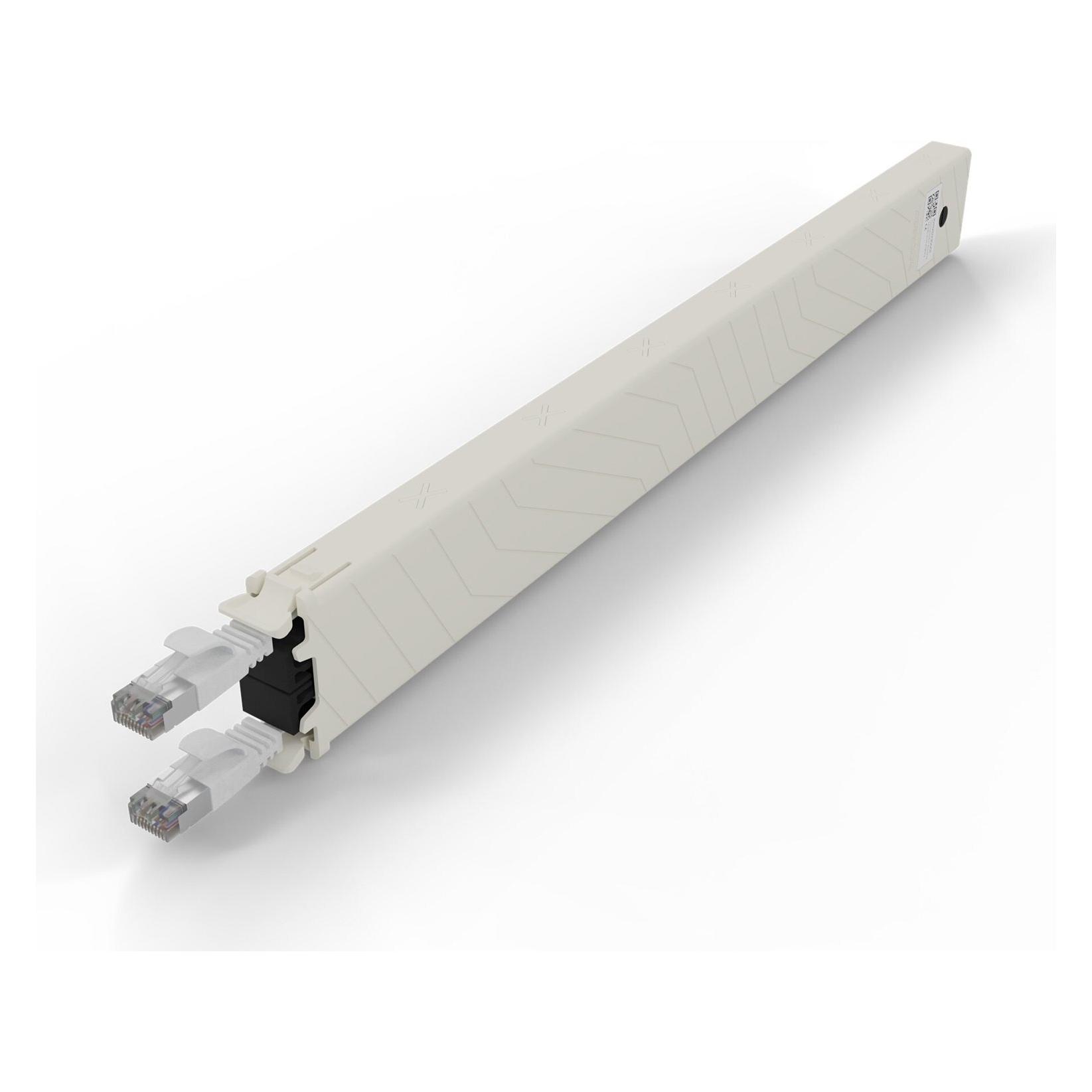 Patchbox one / Cassette / 8RU / Cat 6A, STP, 0.8 m, Weiss (STP, U/FTP, CAT6a, 0.80 m) (CONEX8STPWH)