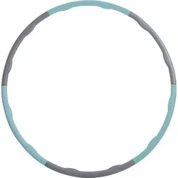 SCHILDKRÖT FITNESS Gymnastikkleingerät FITNESS-HOOP mit Massagewellen, grey-skyblue, Ø 100cm, Größe ONE SIZE in Blau Blau