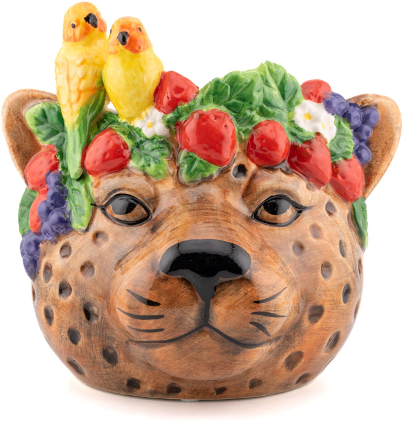Homebound by Ky Aardewerk bloempot Tropical leopard S