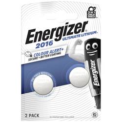 Energizer Knopfzelle CR2016 3 V 2 St. 90 mAh Lithium E304205800