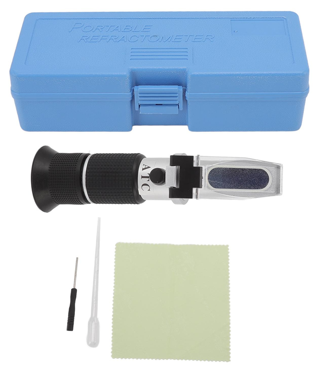 Gistuch Draagbare Brix Refractometer voor het meten van het suikergehalte in fruit en dranken (0-80% Brix)