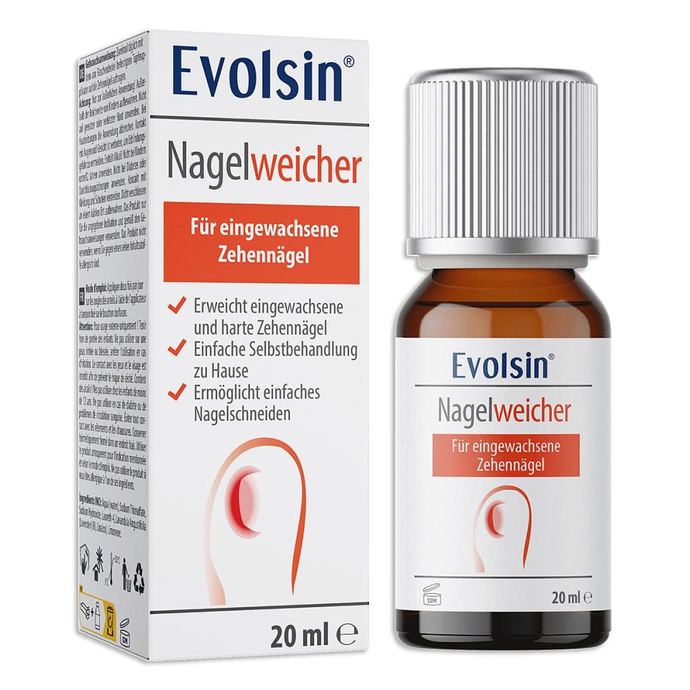 Evolsin medical UG (haftungsbeschränkt) Evolsin Nagelweicher für eingewachsene Zehennägel 19752010