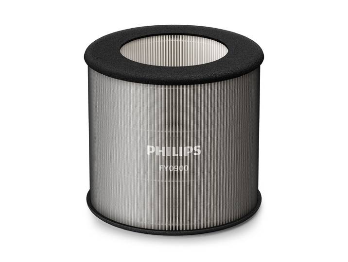 HEPA-Filter PHILIPS FY0900/30 kompatibel mit Philips Luftreinigern 900 und 800 Series , schwarz (schwarz, weiß), B:18,5cm H:17,5cm T:18,5cm, Filterkartuschen, HEPA-Filter, bis zu 1 Jahr verwendbar, 2-Schichten-HEPA-Filtersystem