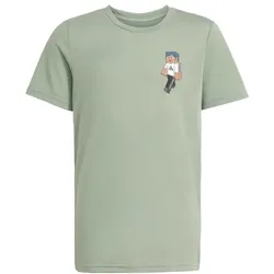 adidas Minecraft Training T-Shirt Kinder - silver green - 140